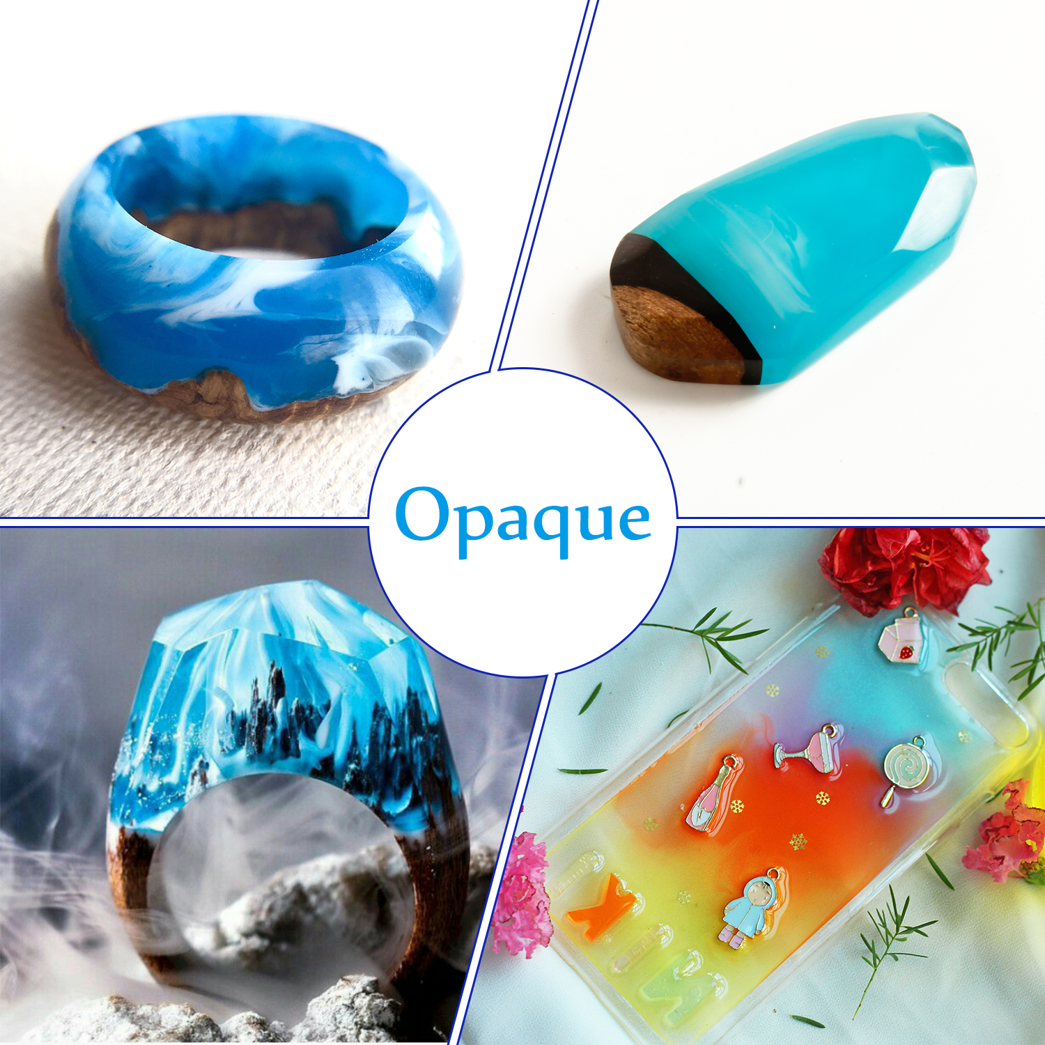 Epoxy Resin with Translucent Dyes